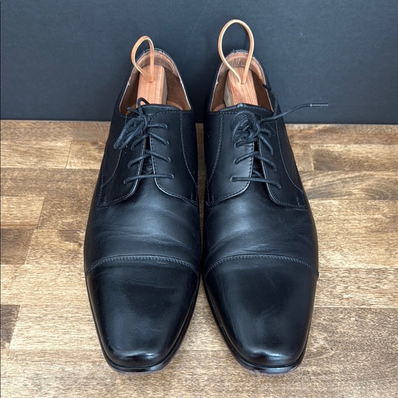 Florsheim Elegant Black Leather Men's Dress Shoes Size 12 - Picture 3 of 5